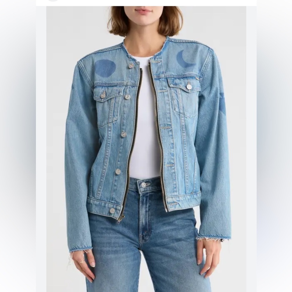 Mother The Bruised Bruser Collarless Jacket M